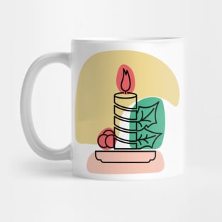 Abstract Candle Mug